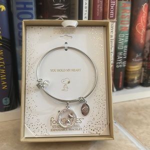 Footnotes stainless steel bracelet